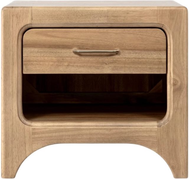 Modus Furniture Brentwood Brioche 1-Drawer Nightstand-2