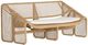 Selma Outdoor Sofa Fabric/Wicker Outdoor Sofa-0