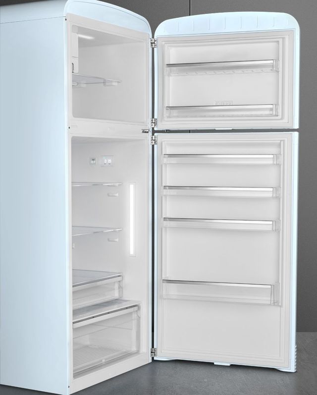 Smeg 50's Retro Style 31 in. 19.3 Cu. Ft. Pastel Blue Top Freezer Refrigerator-1