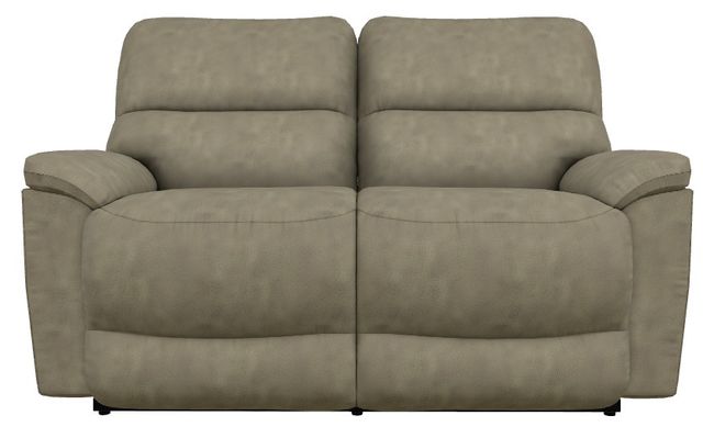 La-Z-Boy® Brooks Charcoal Power Reclining Loveseat with Headrest and Lumbar-1