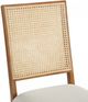 Meridian Furniture Butterfly Cream/Walnut Upholstered Dining Chair-5