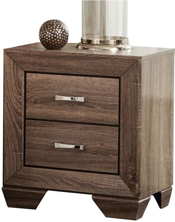 Coaster® Kauffman 4-Piece Washed Taupe Queen Bedroom Set-2