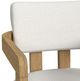 Elements International Portland Natural/Snow White Dining Chair-5