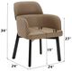 ACME Furniture Jamonica Beige/Black/Brown Arm Chair-2