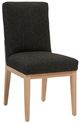 LM Co Home By Vaughan-Bassett Crafted Cherry by Ben & Erin Napier Black/Bleached Cherry Upholstered Side Chair-0