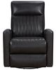 BarcaLounger® Munro Matteo Smokey Gray Swivel Glider Power Recliner-1