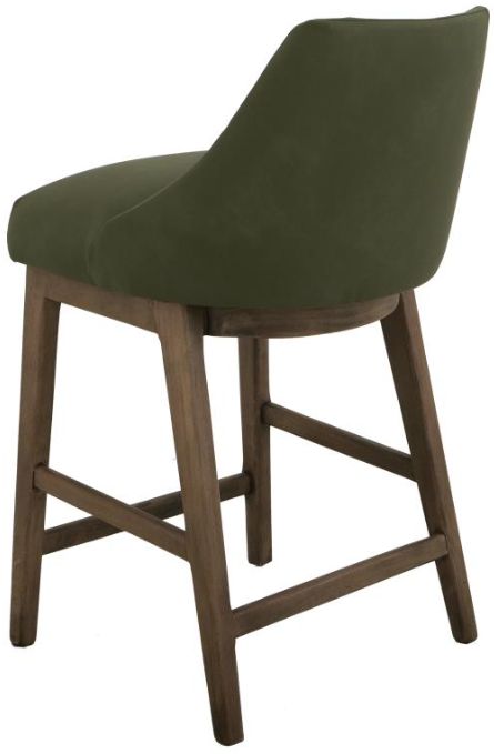 International Furniture Direct Mezquite Brown/Green 40" Barstool-2