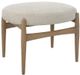Uttermost® Acrobat Brown/Off-White Small Bench-0