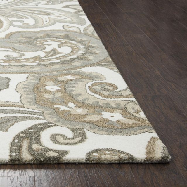 Rizzy Home Suffolk Gray 5'x8' Rectangular Rug-2