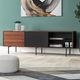 VIG Furniture Modrest Kenny Gray/Walnut TV Stand-4