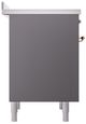 Ilve® Nostalgie II Series 36" Matte Graphite Pro Style Induction Range-3