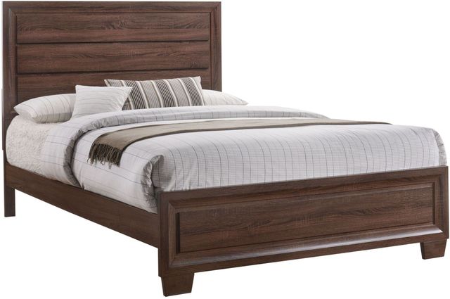 Coaster® Brandon Medium Brown Queen Bed-0