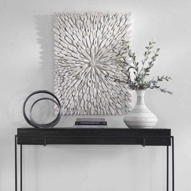 Uttermost® Bahama Wood Whitewashed Wall Decor-1