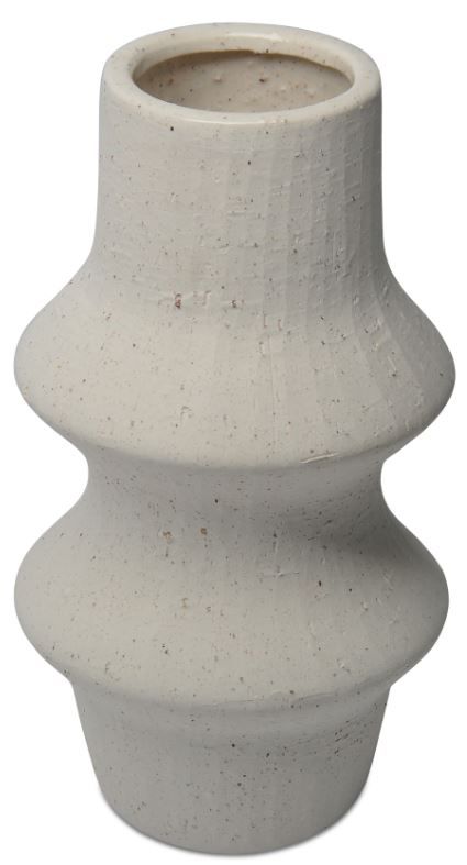 Moe's Home Collection Lacy White Vase-1