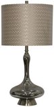 StyleCraft Glass/Steel Base Table Lamp-0