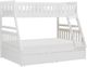 Homelegance® Galen White Youth Twin/Full Storage Bunk Bed-0