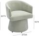 TOV Furniture Kristen Green Rolling Desk Chair-2