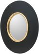 A & B Home Black/Gold Mirror with LED Light-1