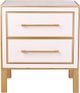 TOV Furniture Emily Pink Lacquer Side Table-1