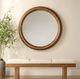 Uttermost® Frontier Light Honey Round Mirror-1