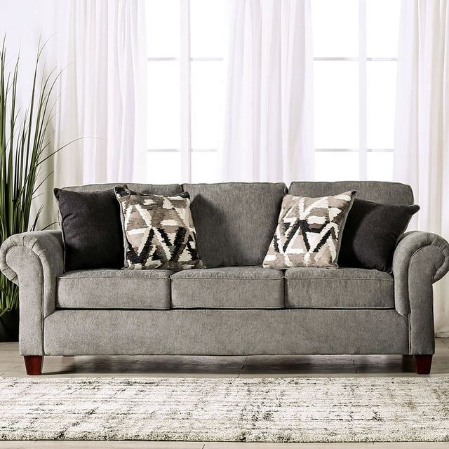 Furniture of America® Delgada Graphite Sofa