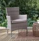 Furniture of America® Niambi 3-Piece Gray Marble/Rattan Wicker Outdoor Patio Dining Set-2