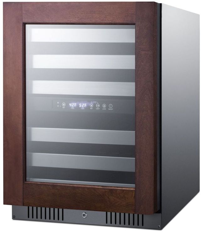 Summit® 24" Panel Ready Built In Wine Cooler-2