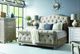 A.R.T. Furniture® Summer Creek Scrubbed Oak Queen Upholstered Sleigh Bed-1