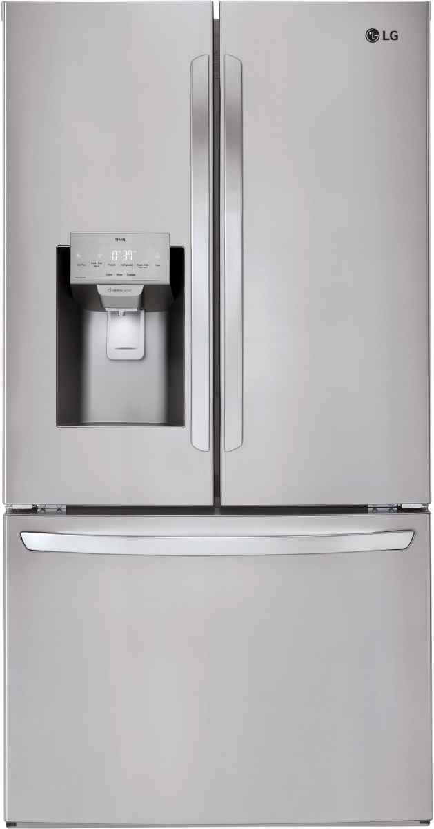 LG 36 in. 27.7 Cu. Ft. PrintProof™ Stainless Steel French Door Refrigerator-0