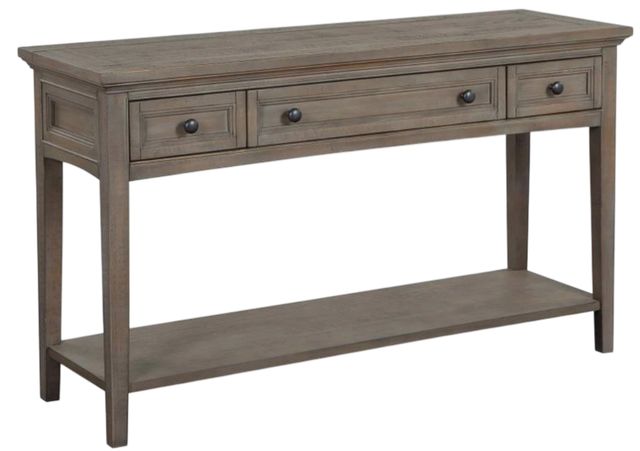 Magnussen Home® Paxton Place Dovetail Gray Rectangular Sofa Table-0