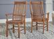 A-America® Laurelhurst Mission Oak Slatback Dining Arm Chair-2