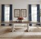 Liberty Furniture Magnolia Manor Weathered Bark Double Pedestal Dining Table with Antique White Base-1