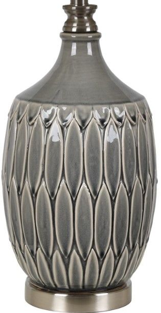 Crestview Collection Carlisle Gray Table Lamp-1