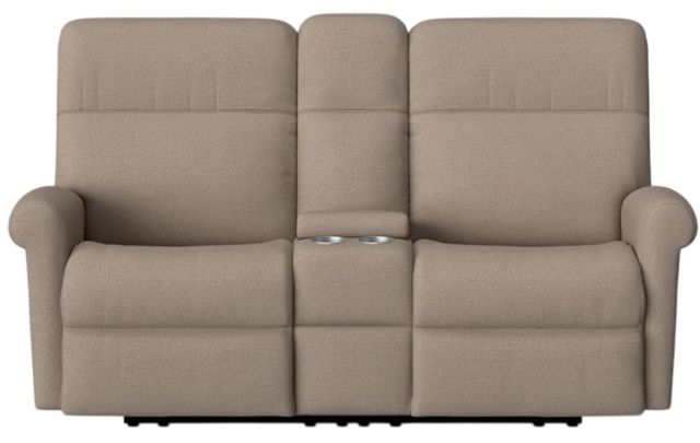 Flexsteel® Customizable Davis Power Reclining Loveseat with Console-2