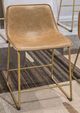 Signature Design by Ashley® Ciabori Gold/Toast Upholstered Bar Stool-2