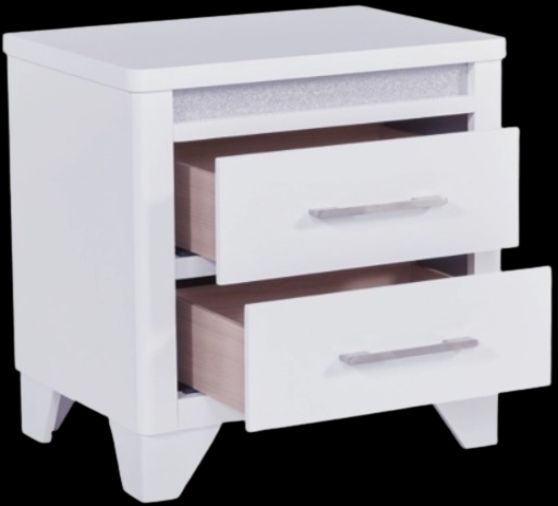 Signature Design by Ashley® Jarlee White 2-Drawer Nightstand-3