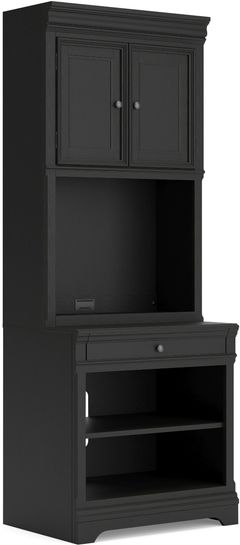 Bibliothèque avec portes Beckincreek de Signature Design by Ashley® - Noir