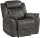 Mazin Furniture Centeroak Brownish Gray Reclining Chair-0