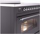 Ilve® Nostalgie II Series 36" Matte Graphite Pro Style Induction Range-4