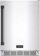 Thor Kitchen Gordon Ramsay Collection 24” 5 Cu. Ft. Stainless Steel Built-In Undercounter Outdoor Beverage Cooler with Black Handle-0
