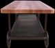 ACME Furniture Francie Oak Coffee Table with Antique Gray Base-4