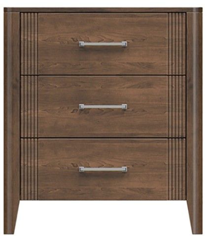 Country View Woodworking Brown Maple 30" Bedside Chest-0