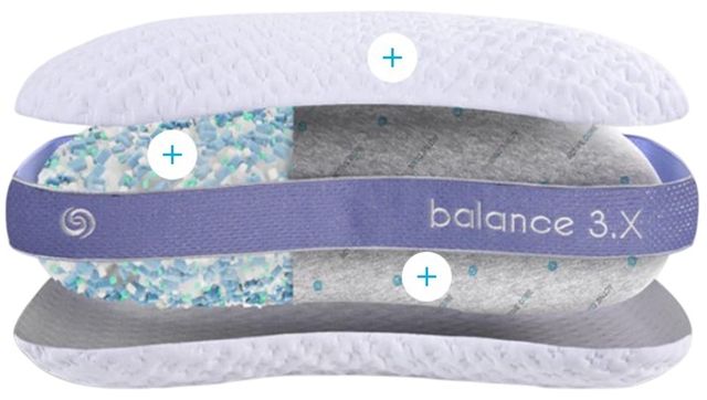 BEDGEAR® Balance 3.X Medium Cuddle Curve Bed Pillow-2