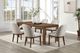 New Classic® Home Furnishings Phoenix 6-Piece Chestnut/Light Gray Dining Chair Set-1