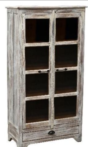 Jaipur Furniture Wdn White Princess Jewellery Cabinet-1