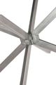 Bassett Mirror Deen Clear Round End Table with Gunmetal Base-2