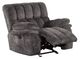 Furniture of America® Hieronymus Dark Gray Glider Recliner Chair-0