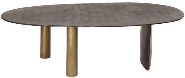 Moe's Home Collection Nicko Aluminum Brown Coffee Table-1