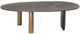 Moe's Home Collection Nicko Aluminum Brown Coffee Table-1