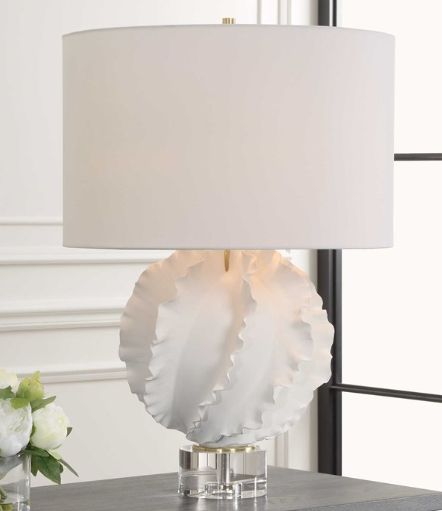 Uttermost® Saylor White Table Lamp-1